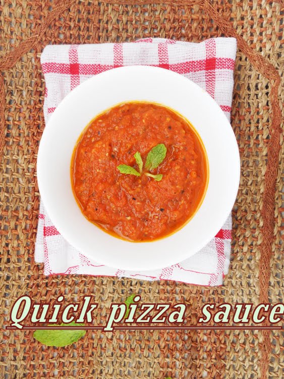 quick pizza sauce with fresh tomatoes step by step cooking is easy