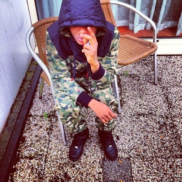 wizkid army uniform
