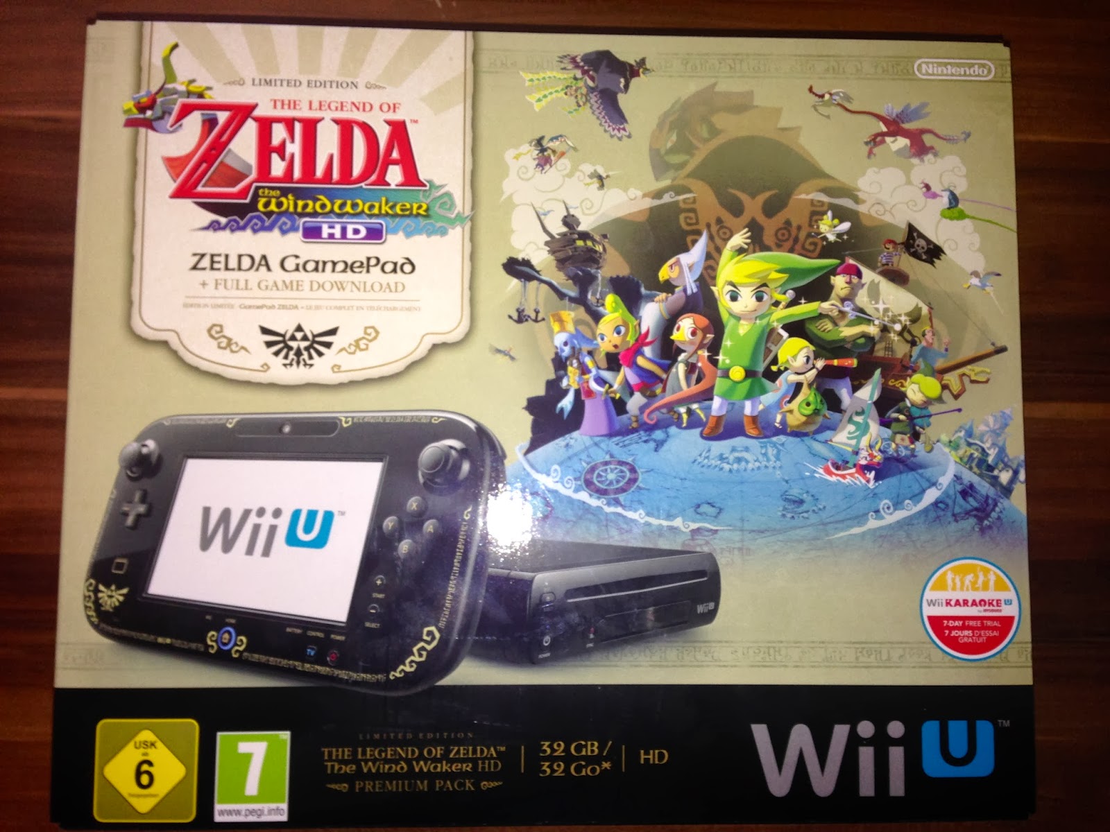 Mami mit Konsolen Unboxing Wii U Premium Pack The Legend of Zelda