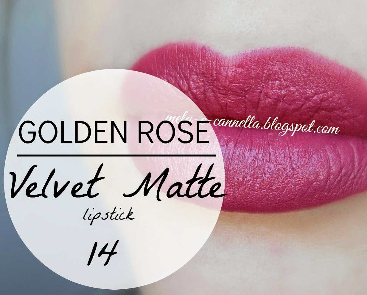 melaecannella GOLDEN ROSE Velvet Matte Lipstick 14