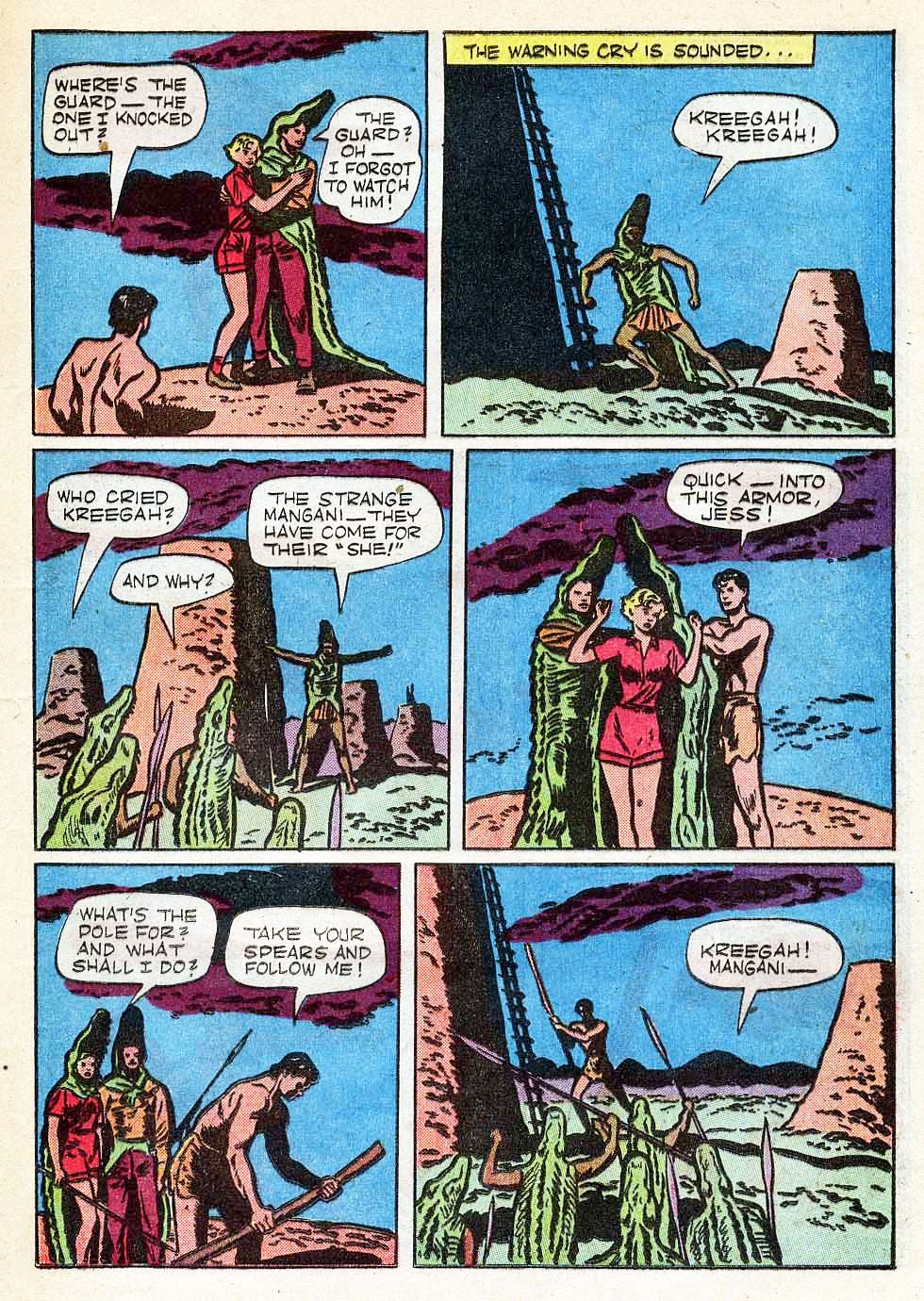 Read online Tarzan (1948) comic -  Issue #20 - 21