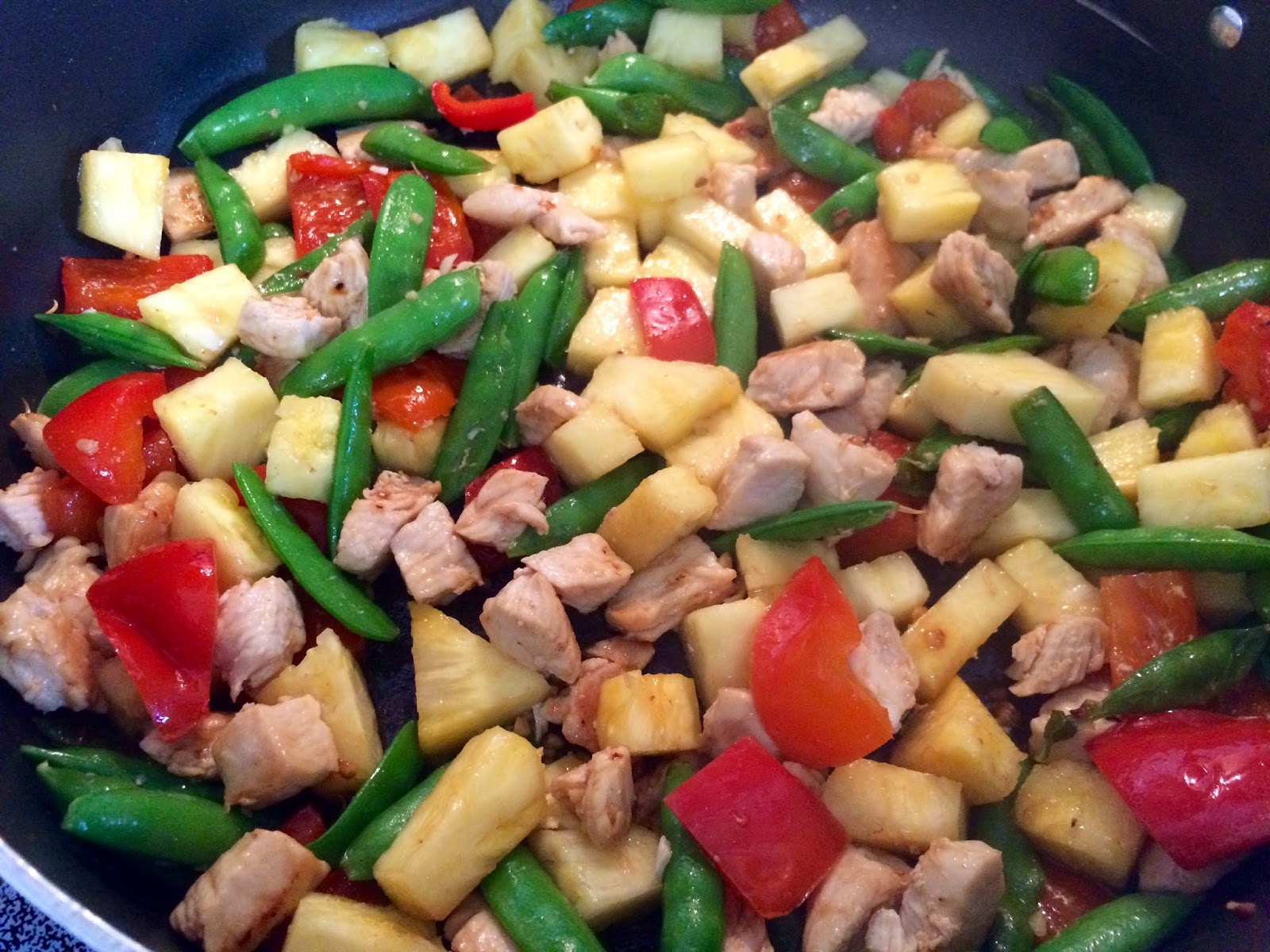 Tasty on My Mind SesamePineapple Chicken StirFry