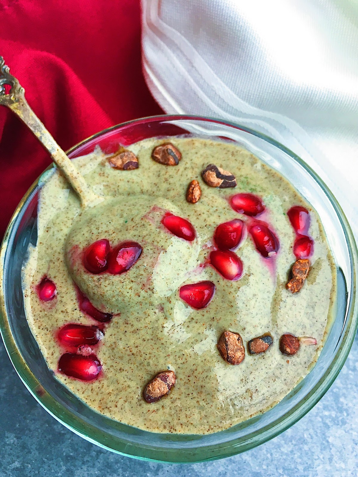 Creamy Spirulina Chia Seed Pudding (Gluten Free, Vegan)