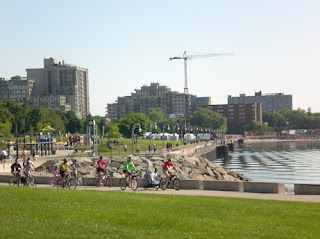 Cycling on the Burlington Ontario Waterfront