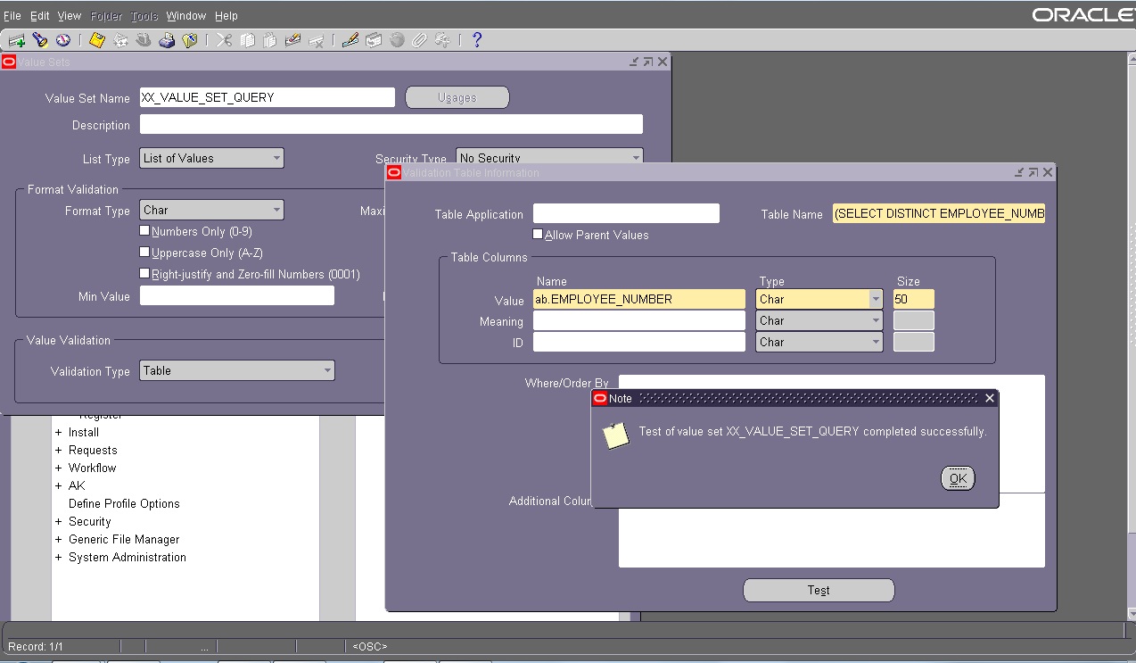 My Oracle World How to use distinct in Value set in Oracle Apps