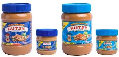 Delicious Nutzy Peanut Spread: Tasty Creamy Smooth and Crunchy Butter - 510g and 227g Jars - Naija Grocery