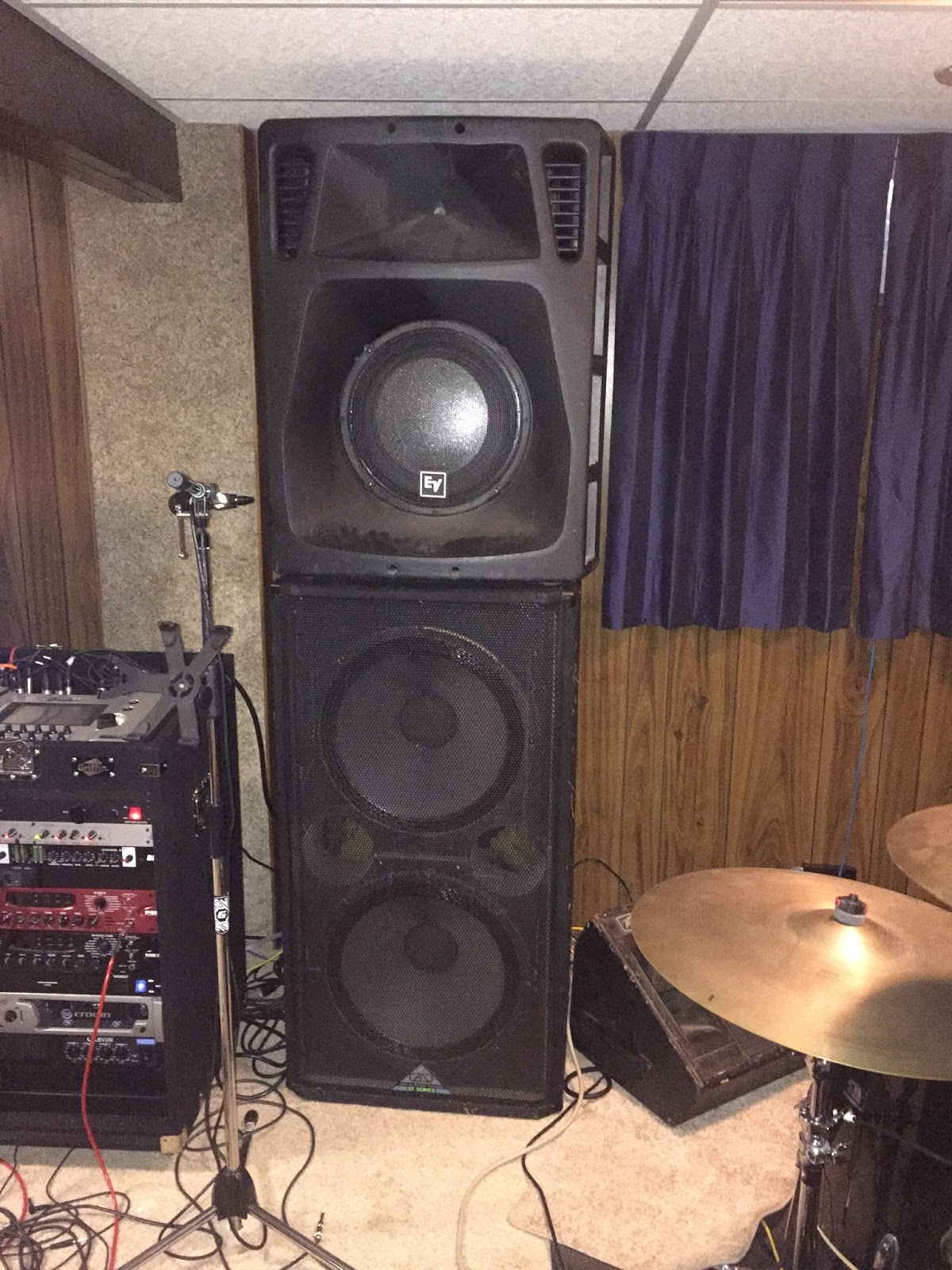 shure pa speakers