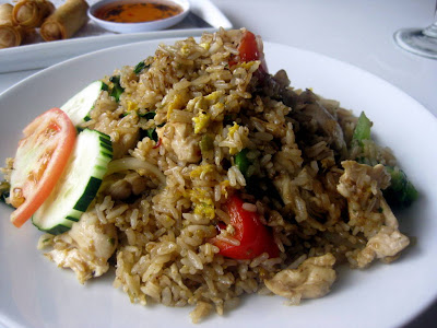 Basil Fried Rice - Dusitra Thai Cuisine - North Haven, CT - Photo by Taste As You Go