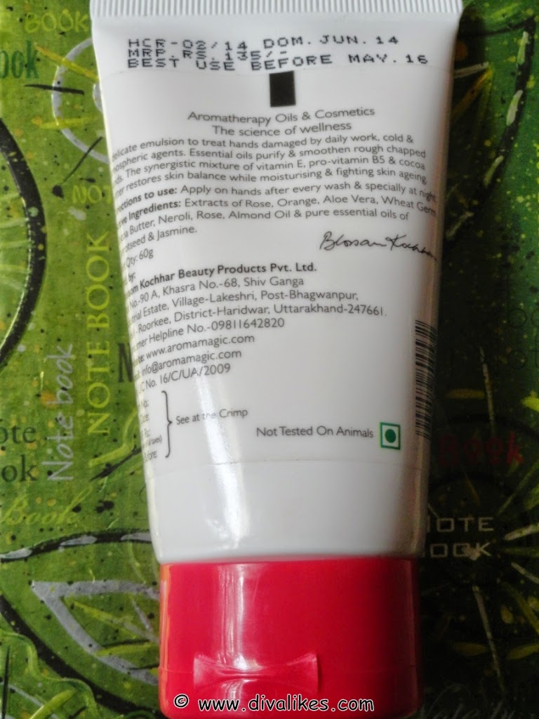 Aroma Magic Hand Cream Review Diva Likes