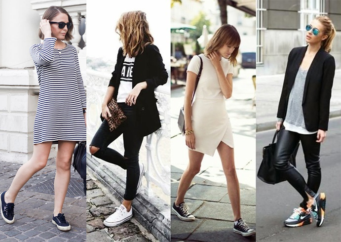 Las zapatillas o sneakers están de moda