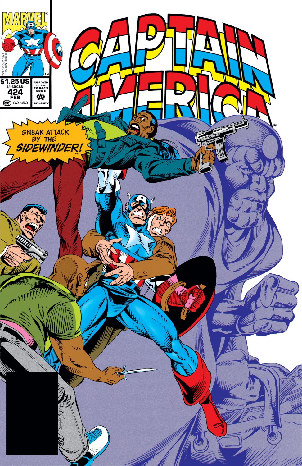 Read online Captain America (1968) comic -  Issue #424 - 1