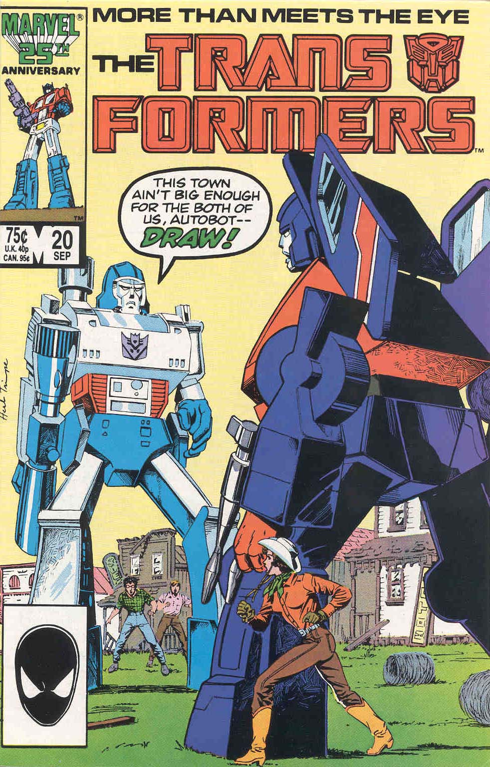 Read online The Transformers (1984) comic -  Issue #20 - 1