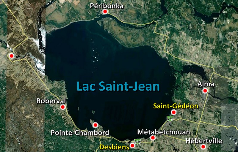 Région du SaguenayLacSaintJean MRC de LacSaintJeanEst