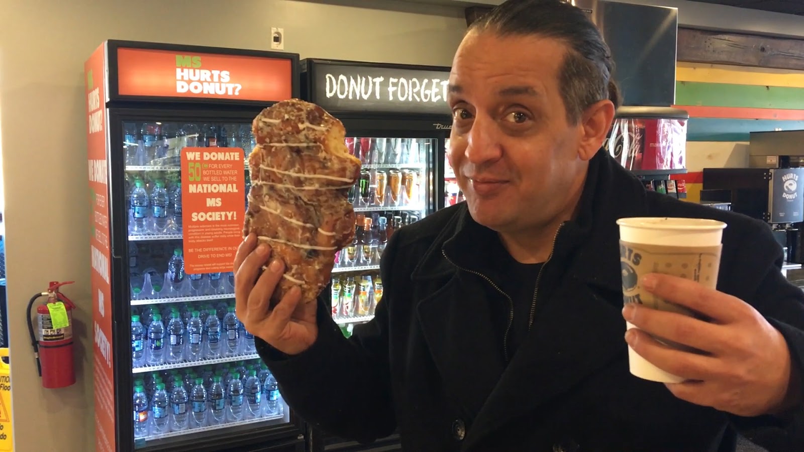 Cookie Monster vs. Fritter at Hurts Donut Co.