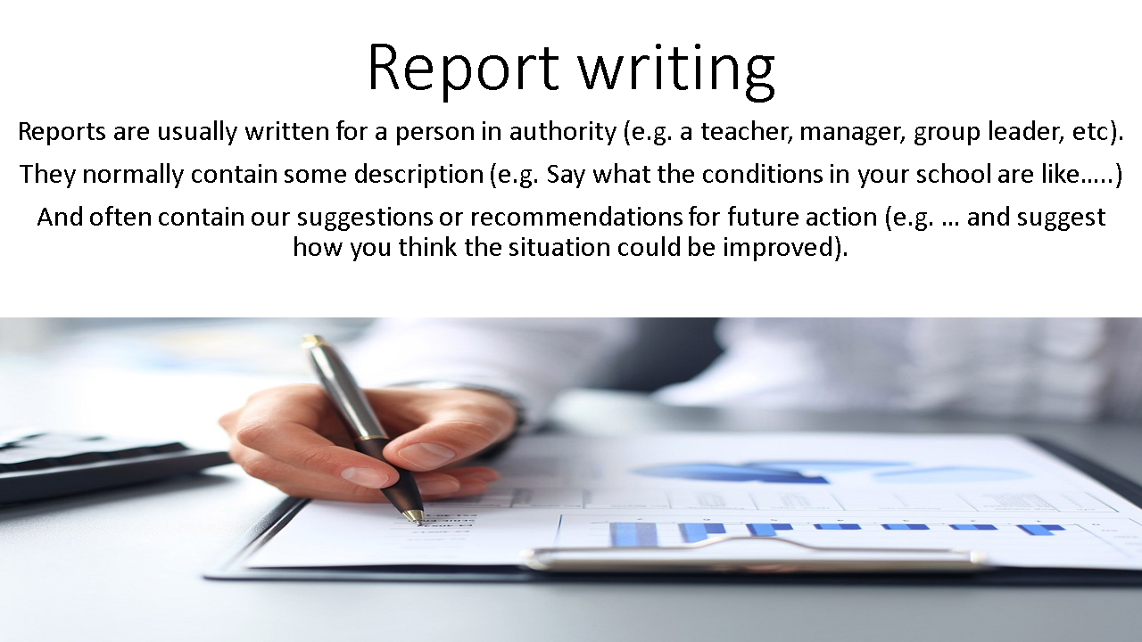 Info reports. Writing a Report. Write a Report. Written Report. Report in English.