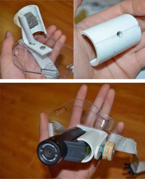 DIY Chest/Stomach Camera Mount for ContourHD sports cam to my