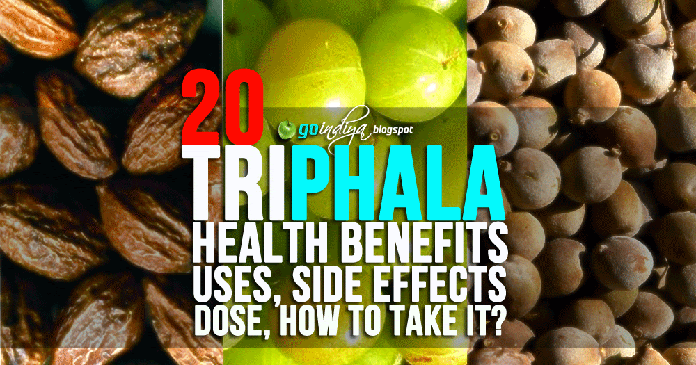 20 Reasons Why Triphala is Good for You! Triphala Health Benefits, Uses