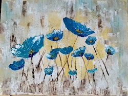 acrylic knife painting palette easy poppies tutorial angela anderson traceables henry