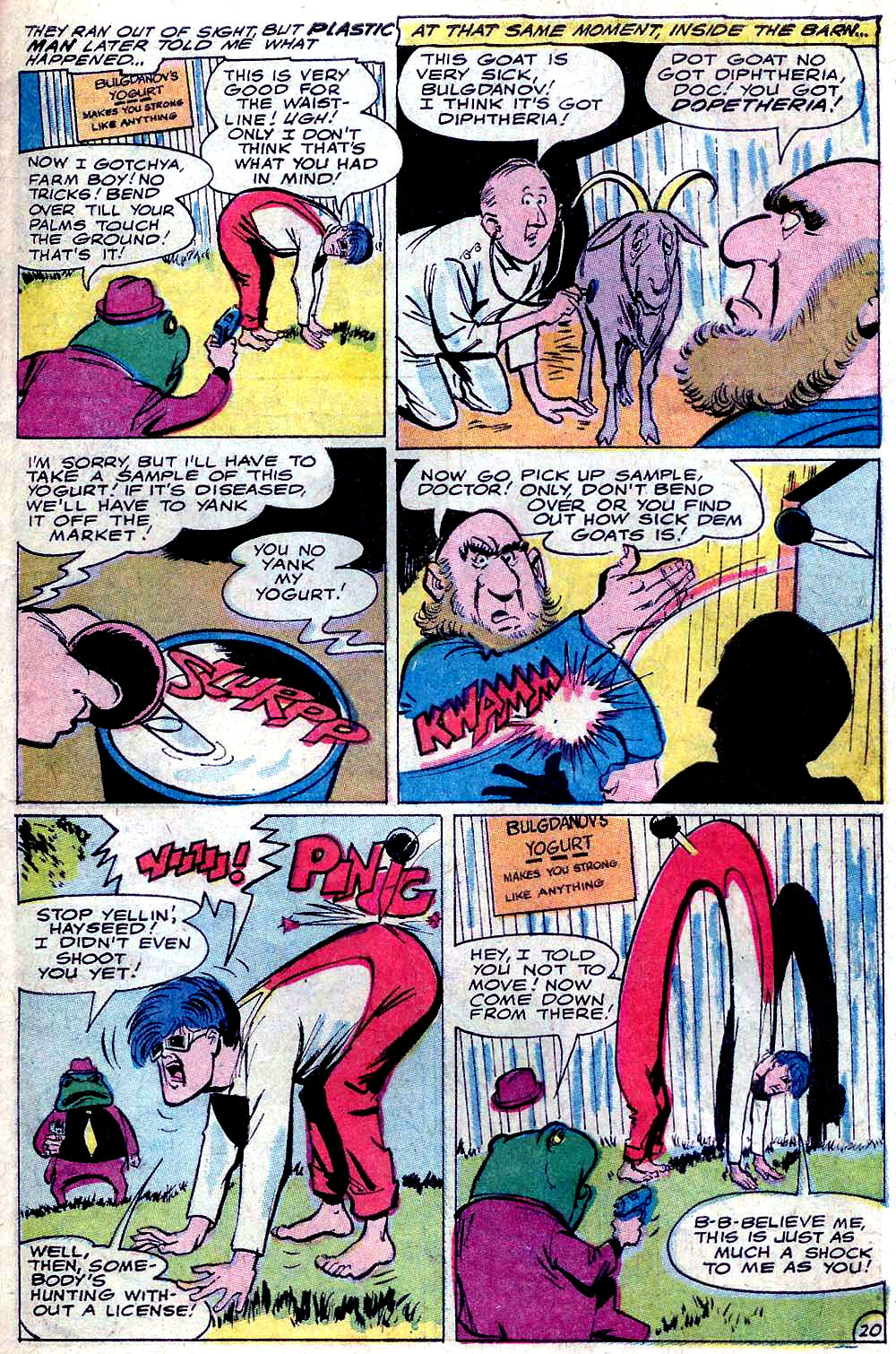 Read online Plastic Man (1966) comic -  Issue #2 - 21