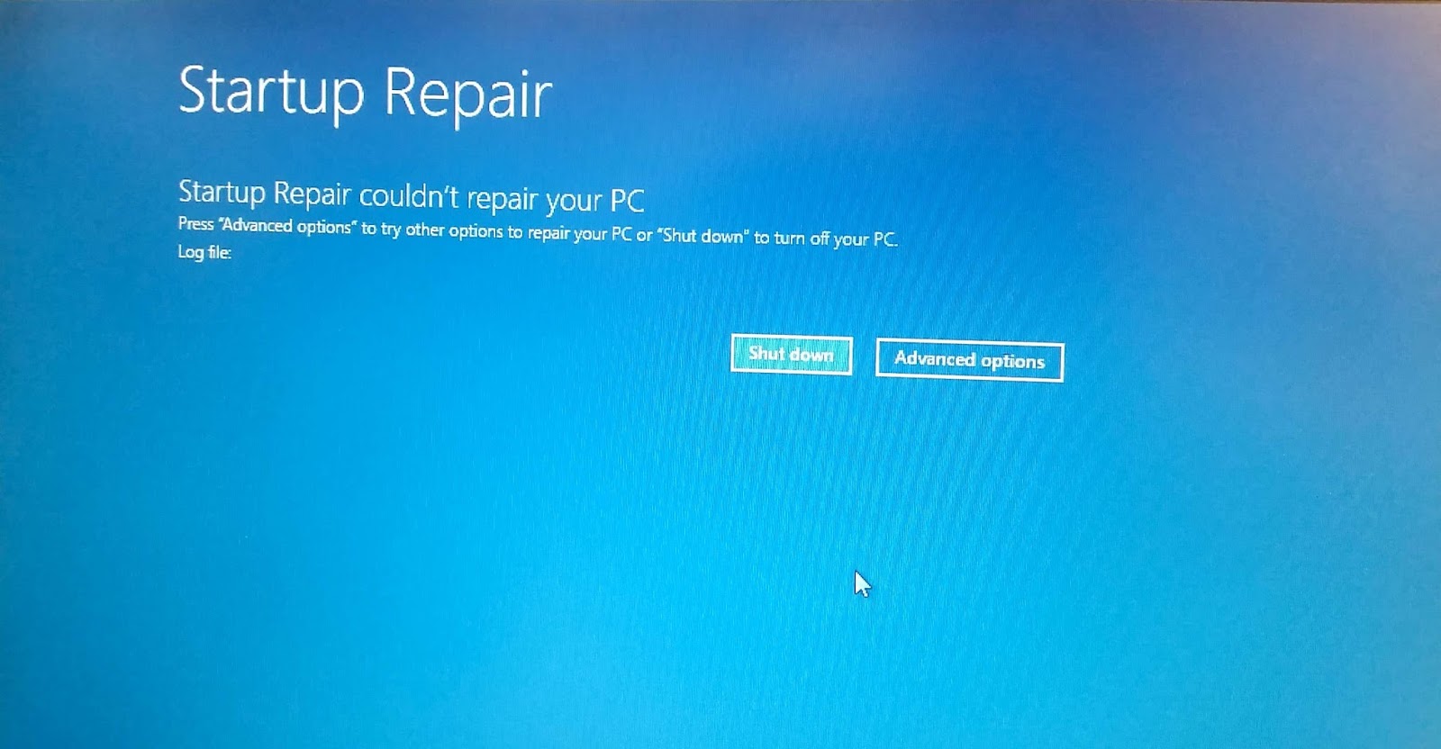 Couldn t find package. Windows Repair результат. Startuprepairoffline ошибка Windows 7.