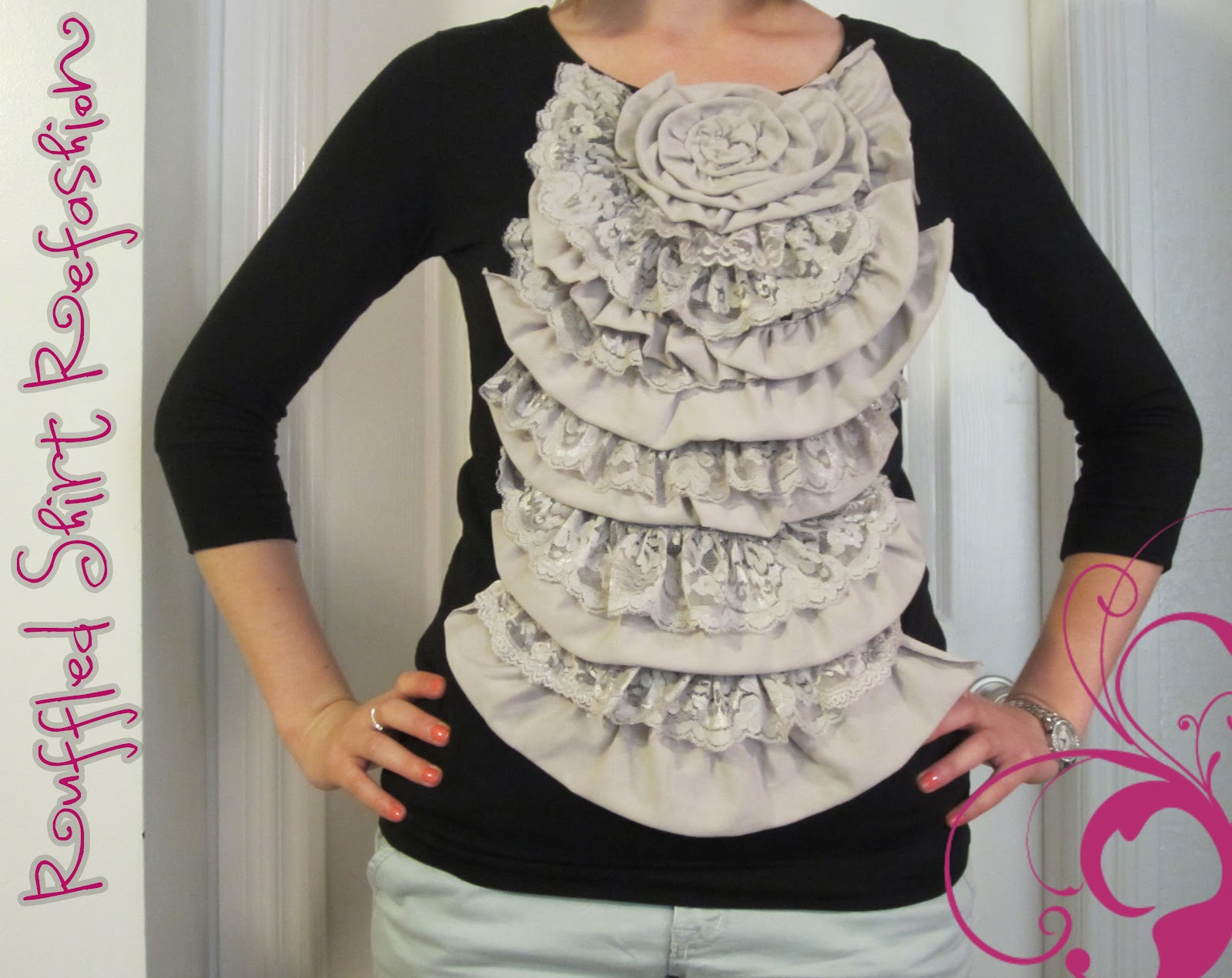 MEANDERINGS OF THE MIND Ruffled Shirt Tutorial