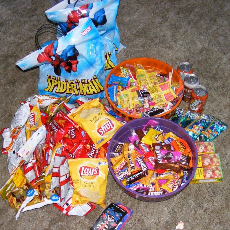 Sneaking the Kid�s Halloween Candy Away From Them