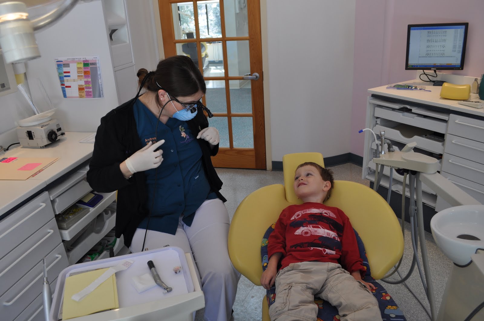 The Seigfrieds Braden's First Dentist Appointment