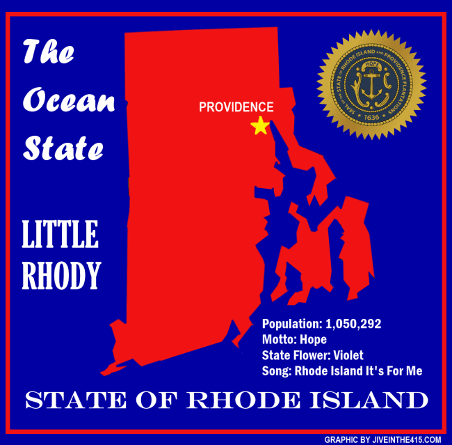 Rhode Island state map jiveinthe415.com