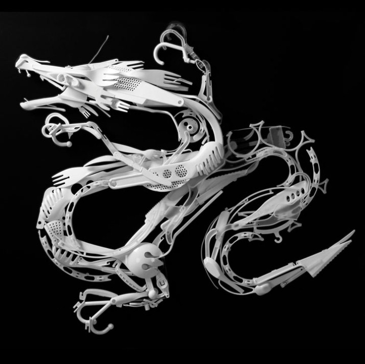 Скульптуры из отходов. Sayaka Ganz Sayaka Ganz