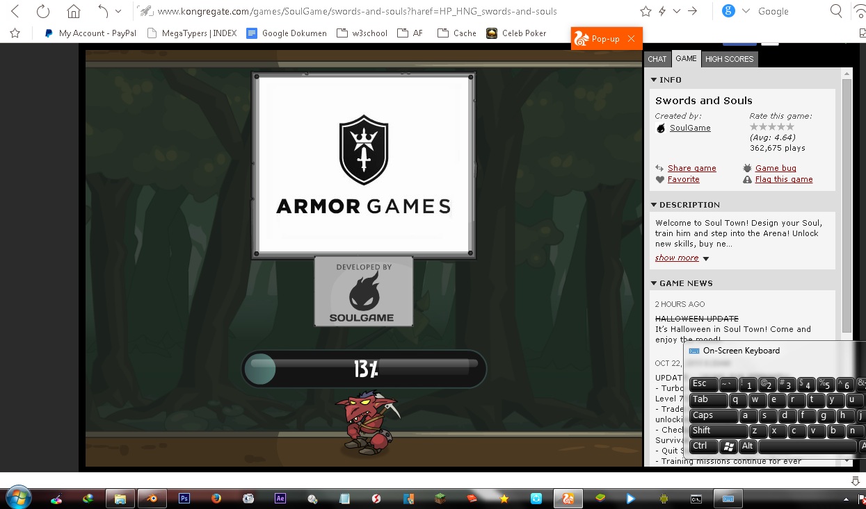 How to download game in Kongregate, Armor Games Work 100 EggAcc