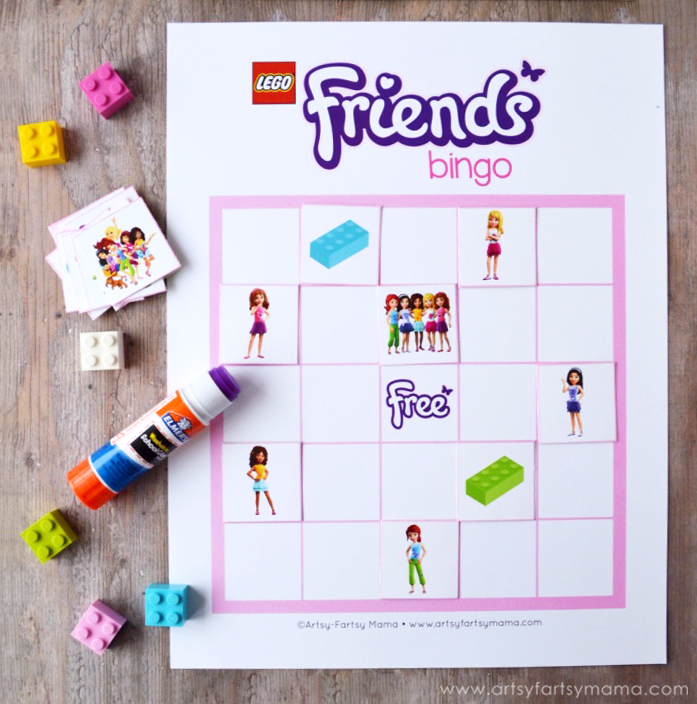 Free Printable LEGO Friends Bingo Artsy fartsy Mama Free Printable LEGO Friends Bingo Artsy fartsy Mama