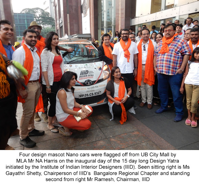 IIID-BRC Plans 15-Day Social and Design Extravaganza as Karnataka Hosts for the Design Yatra 2016 IIID-BRC Plans 15-Day Social and Design Extravaganza as Karnataka Hosts for the Design Yatra 2016
