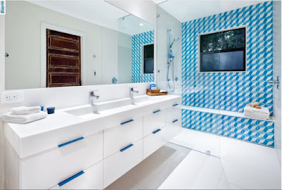 latest blue bathroom decor ideas tiles furniture accessories 2019 designs