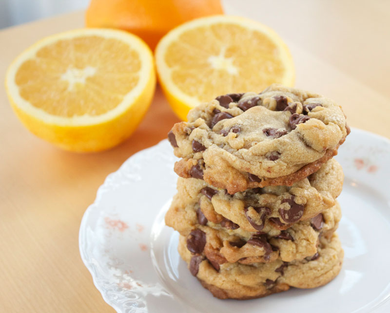A Less Processed Life What's Baking Orange Chocolate Chip Cookies