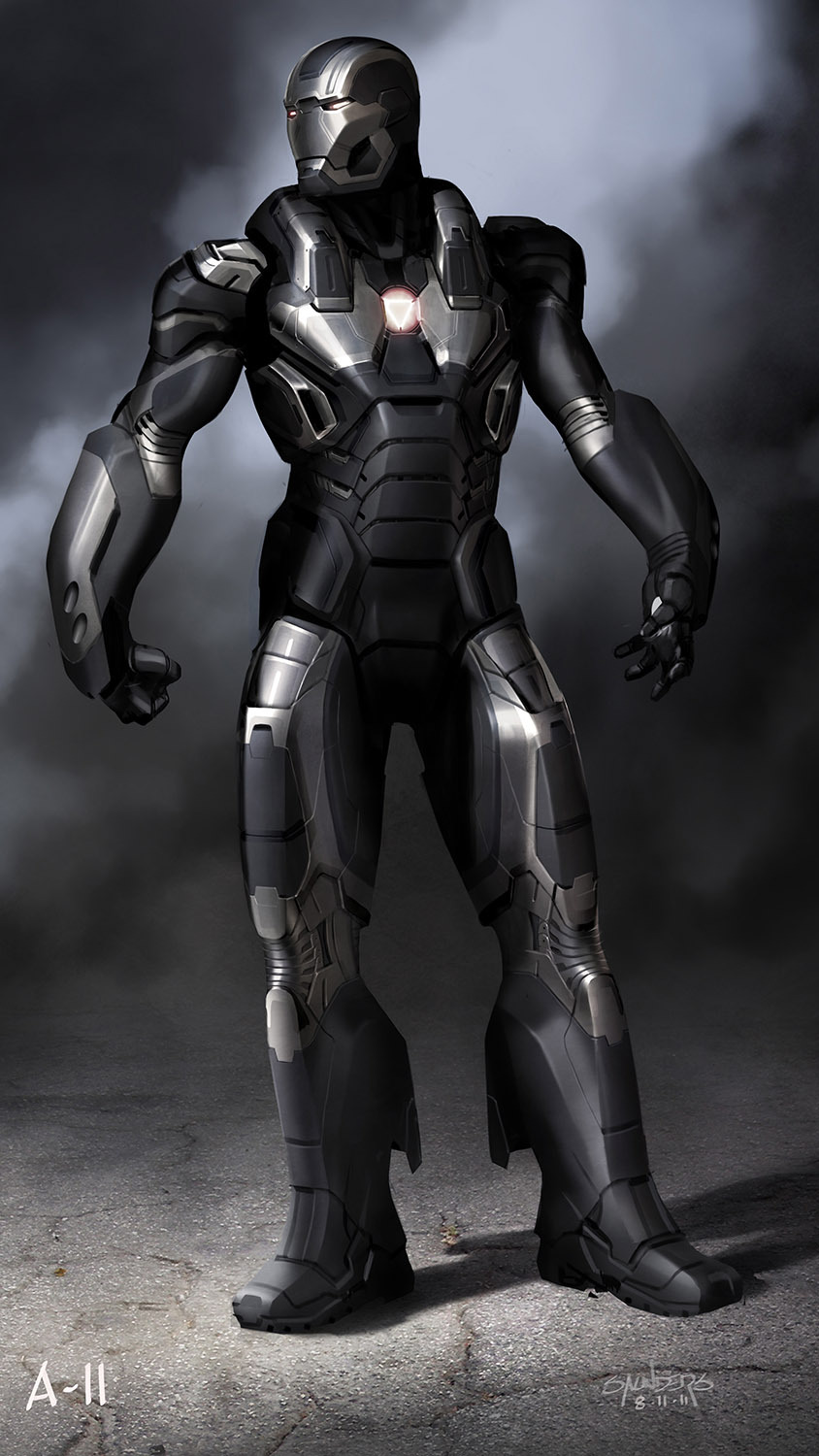 Incredible IRON MAN 3 Concept Art by Phil Saunders  Film 