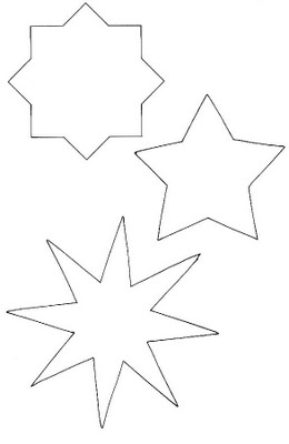 moldes de estrelas moldes estrelas de natal
