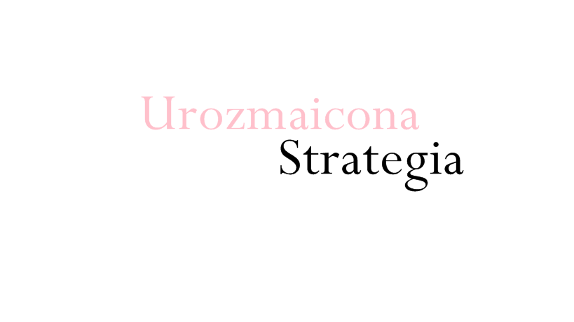 Urozmaicona Strategia