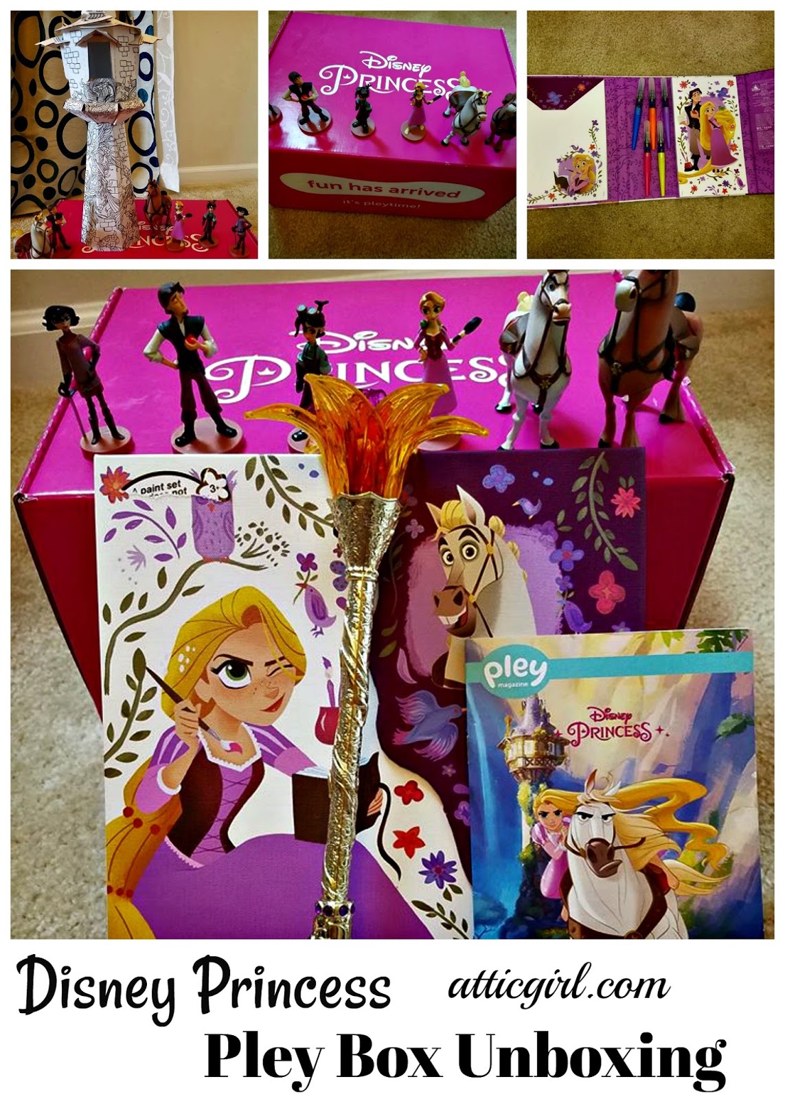 Disney Princess PleyBox Unboxing Rapunzel sponsored DisneyPrincess