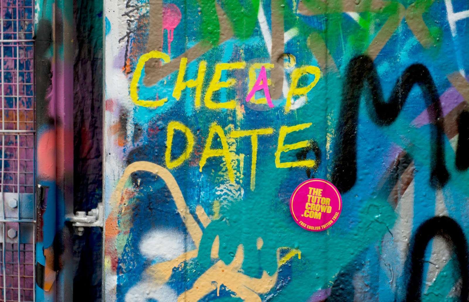 London Street Graffiti Is Spell Checked By Online Tutor Firm