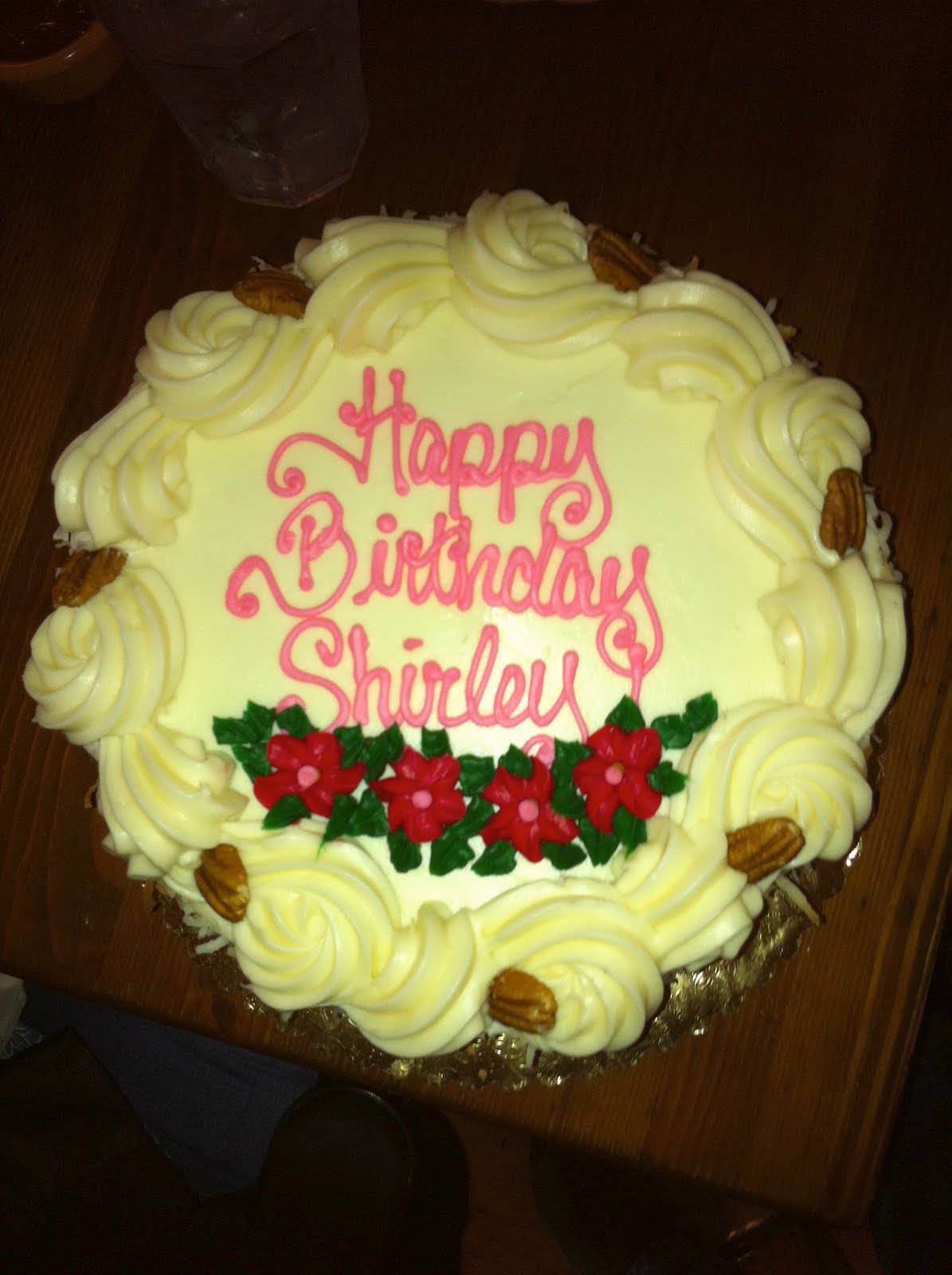 Happy Birthday Shirley Cake
