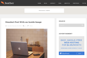 Feather Awesome Blogger Template