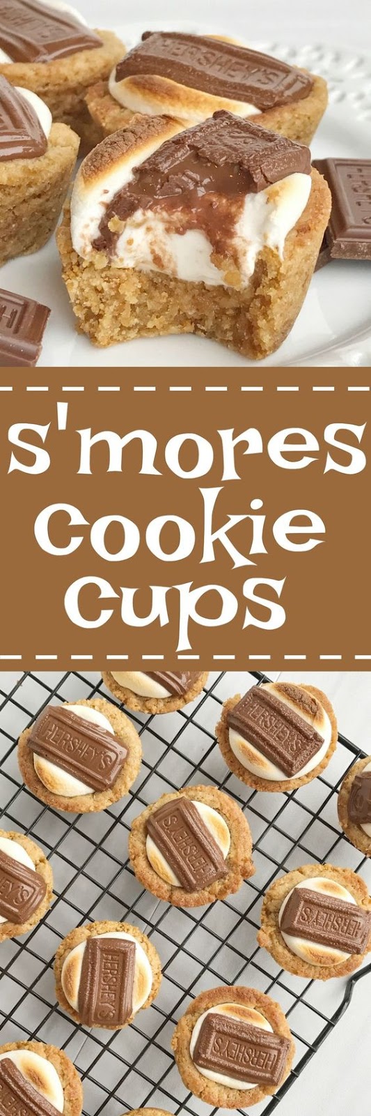 S'Mores Cookie Cups Recipe Sahara's Cooking