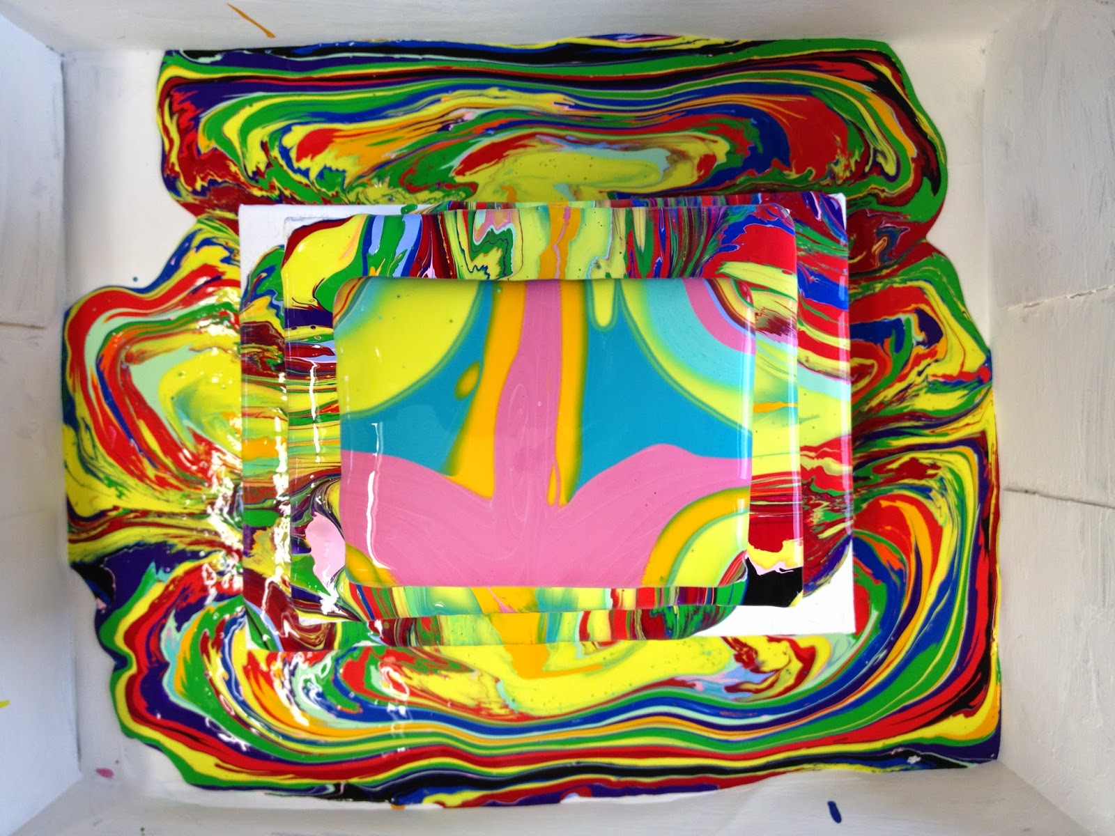 Gayhurst School Art Blog Holton Rower Style Pour Paintings