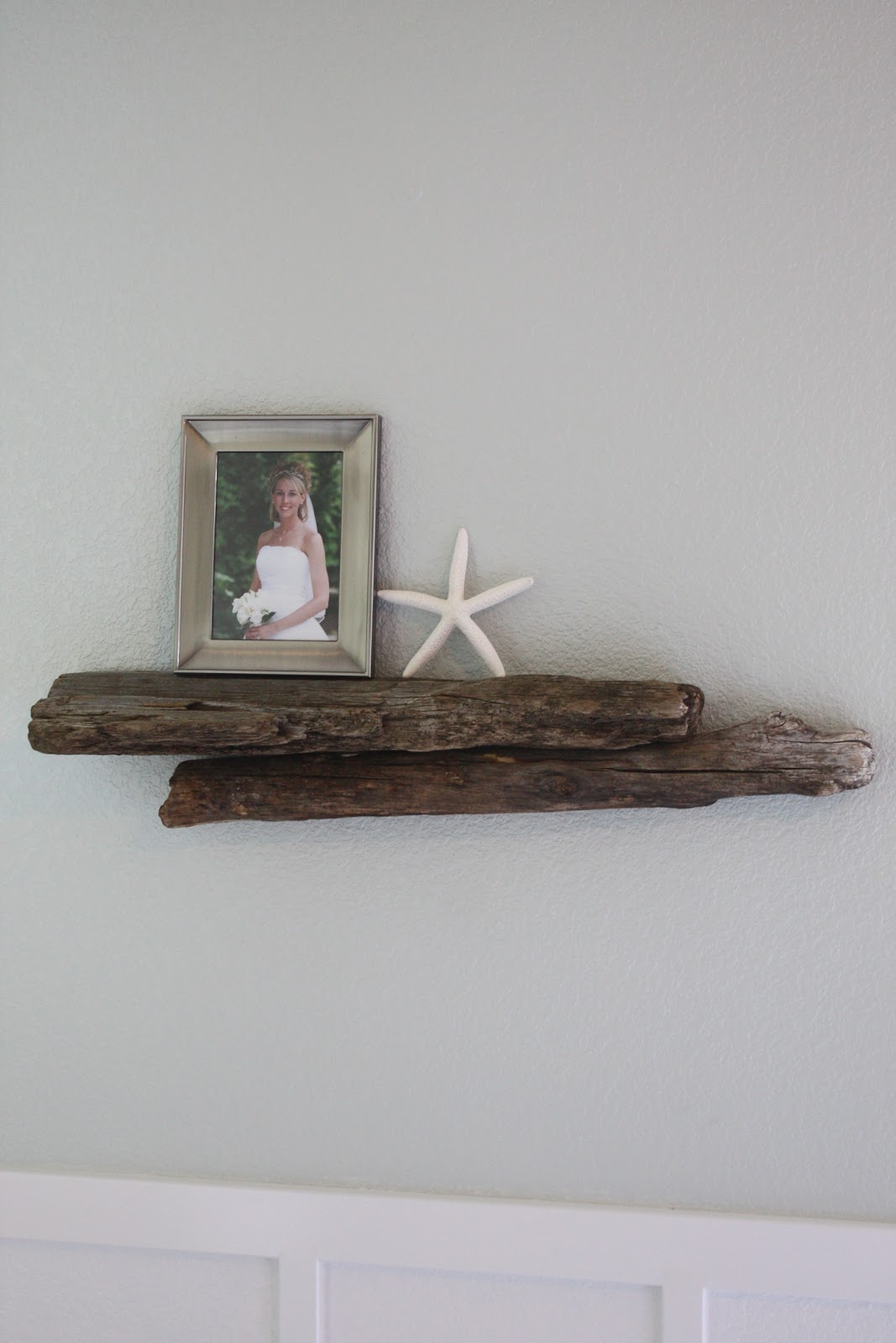 Growing Up Gardner Driftwood Shelf Master Bedroom DIY Part 3