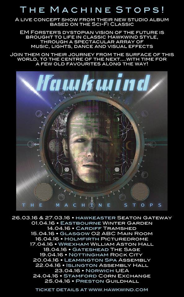 Hawkwind publican nuevo álbum estudio abril