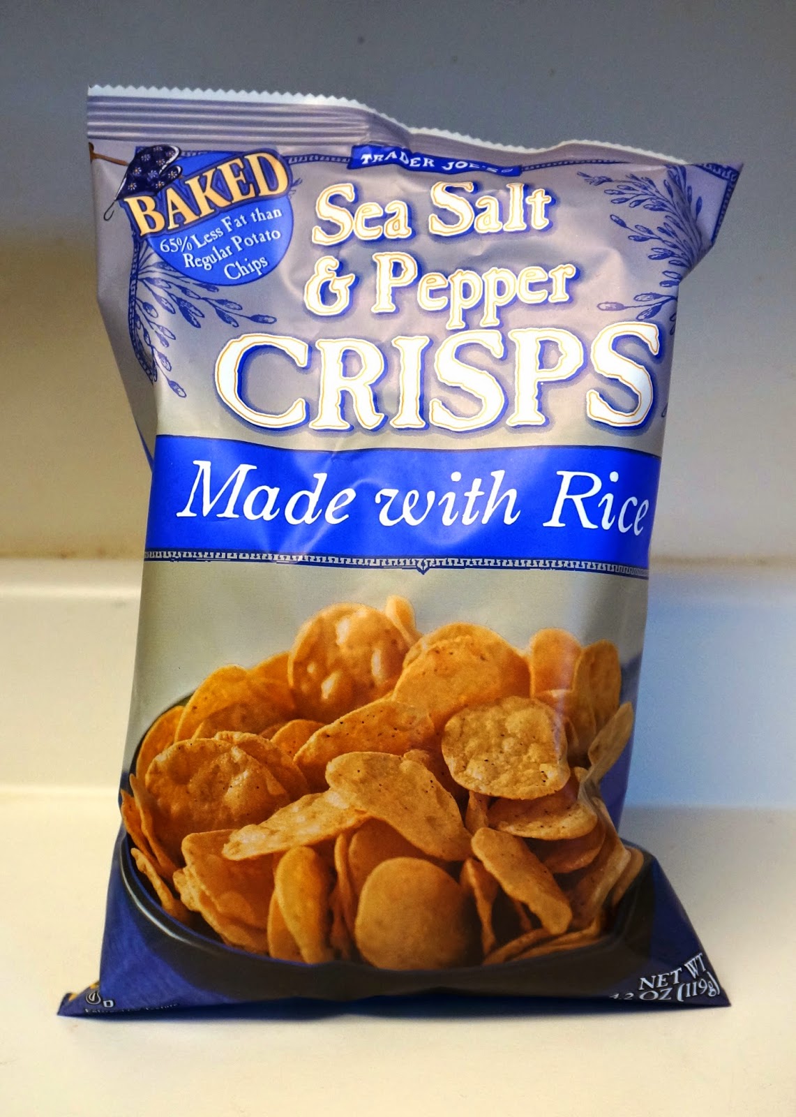 Exploring Trader Joe's Trader Joe's Sea Salt & Pepper Crisps Made With