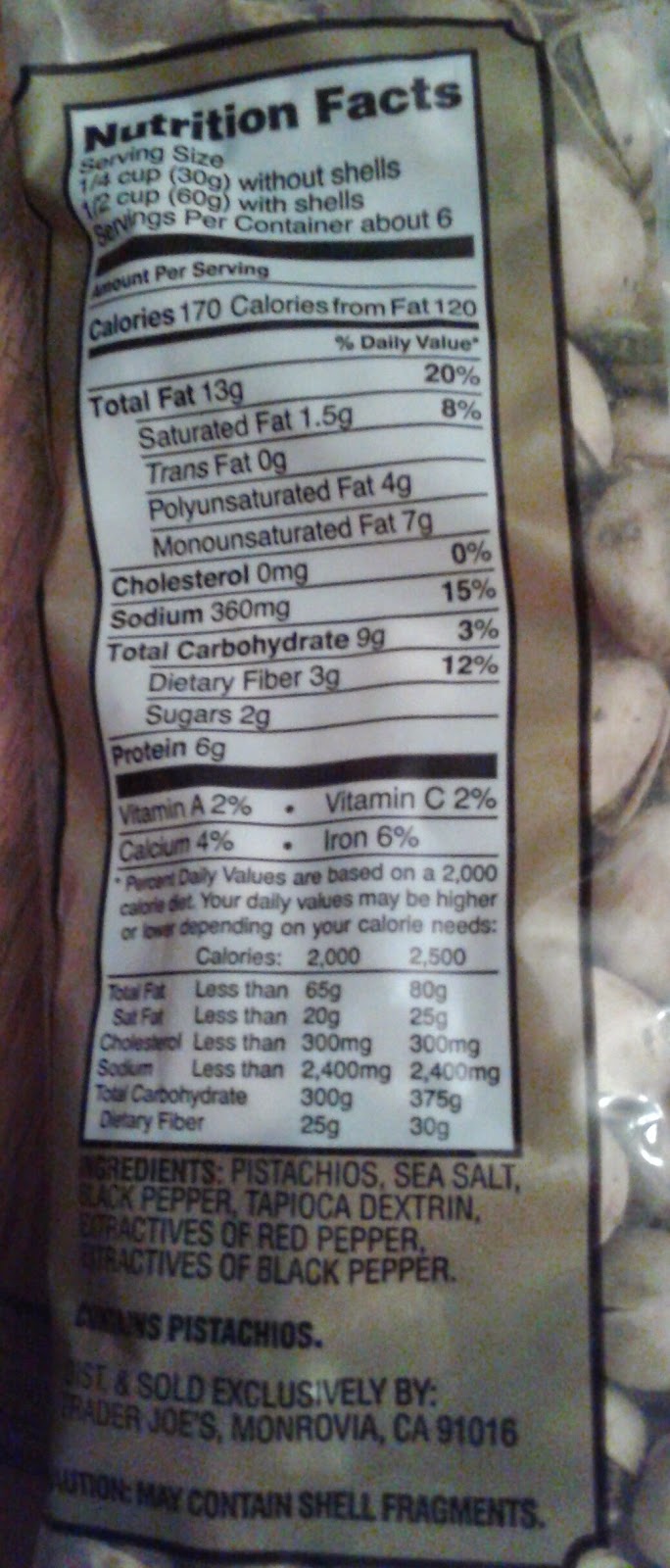 What's Good at Trader Joe's? Trader Joe's Salt and Pepper Pistachios