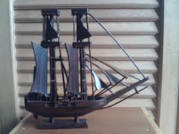 model kerajinan kayu perahu