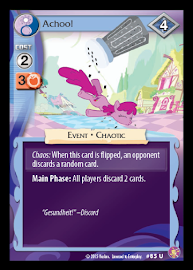 My Little Pony Achoo! Absolute Discord CCG Card