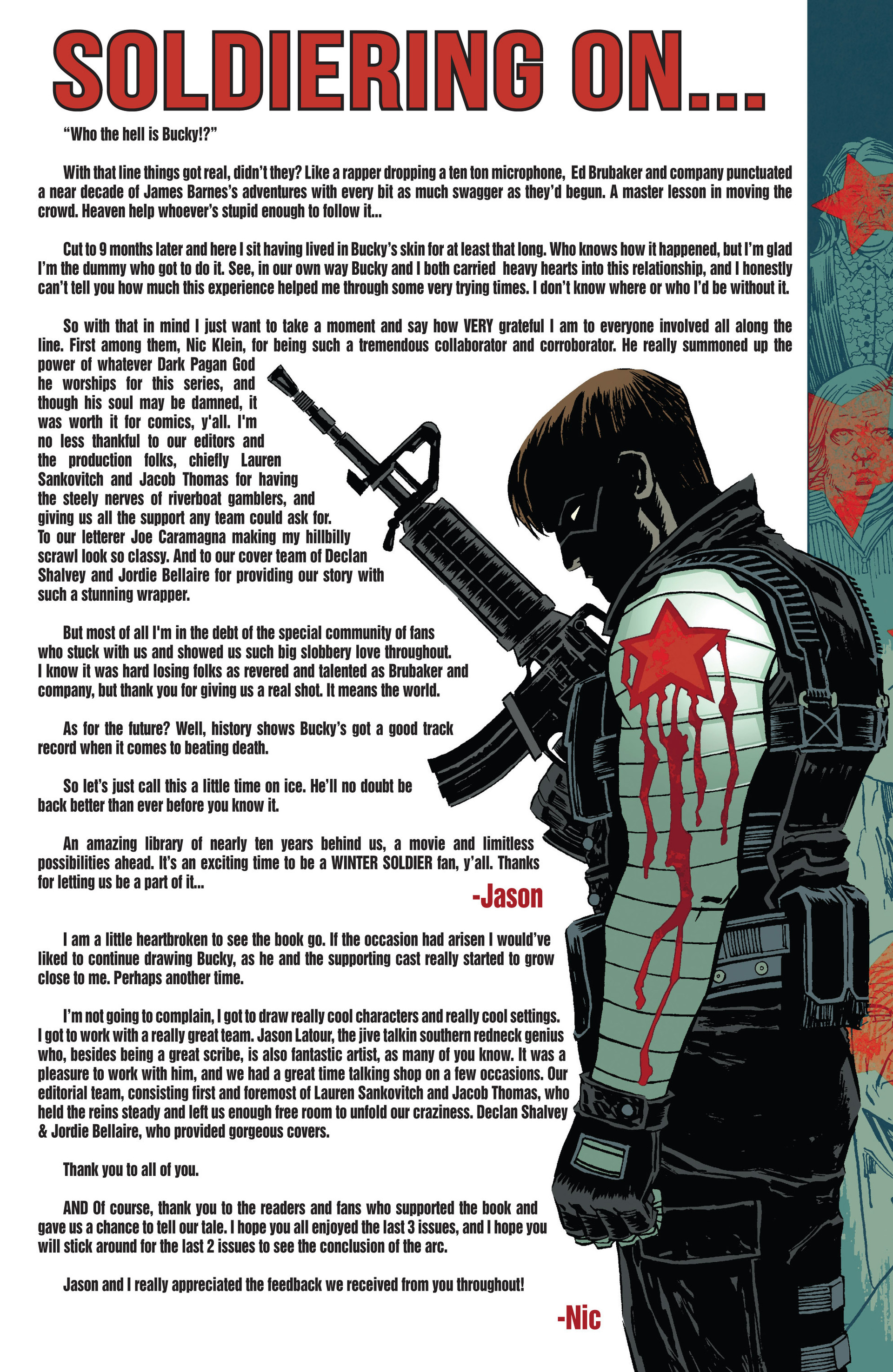 Read online Winter Soldier comic -  Issue #19 - 22